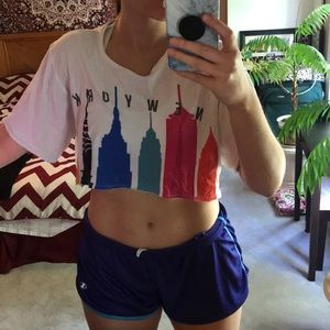 Crop “New York” shirt from Zara